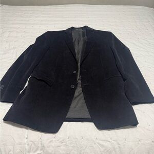 Calvin Klein Men's Black Single-Button Sport Coat